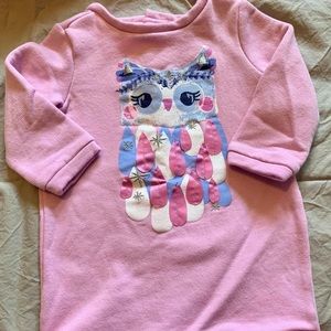 Gymboree owl sweater shift dress 12-18M